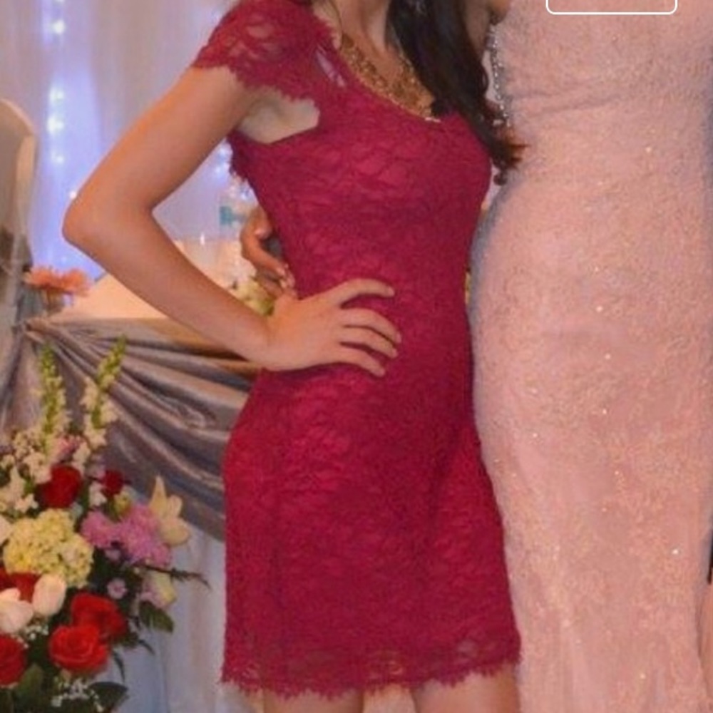 Pink formal dress